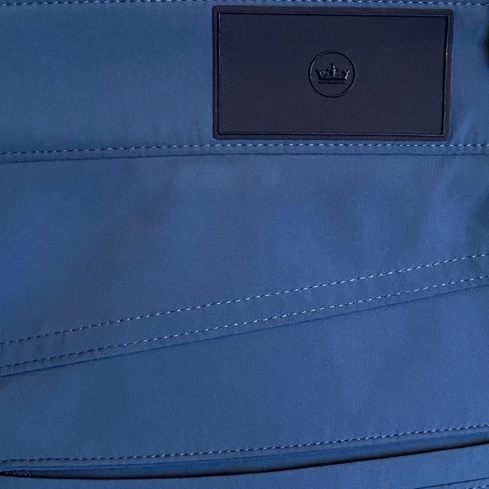 Peter Millar Crown Crafted Golf Pants 5 Pocket Medium Blue Mens